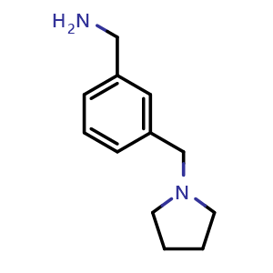 [3-(Pyrrolidin-1-ylmethyl)phenyl]methanamine