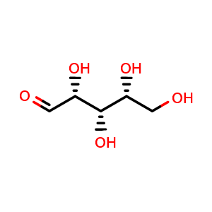 Chemical structure of DL-Xylose , CAS 25990-60-7, AChemBlock X195701