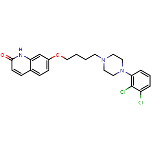 Chemical structure of Dehydroaripiprazole , CAS 129722-25-4, AChemBlock X195731