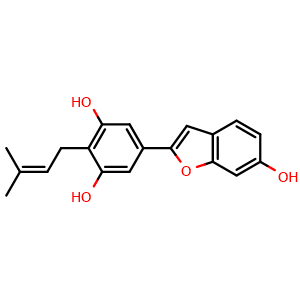 Chemical structure of Moracin C , CAS 69120-06-5, AChemBlock X195757