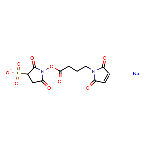 Chemical structure of Sulfo-GMBS , CAS 185332-92-7, AChemBlock X195778