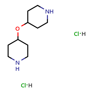 Chemical structure of 4,4'-Oxydipiperidine dihydrochloride , CAS 1951442-07-1, AChemBlock X195887