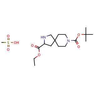 8-tert-Butyl 3-ethyl 2,8-diazaspiro[4.5]decane-3,8-dicarboxylate methanesulfonate