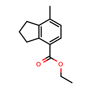 Ethyl 7-methyl-2,3-dihydro-1H-indene-4-carboxylate