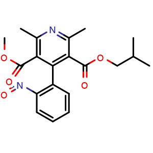 Chemical structure of Dehydronitrosonisoldipine , CAS 87375-91-5, AChemBlock X196047