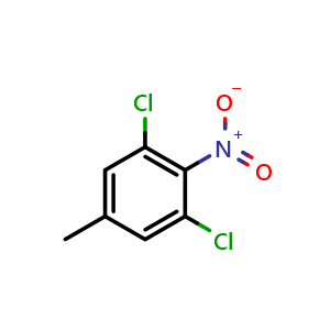 Chemical structure of 1,3-Dichloro-5-methyl-2-nitrobenzene , CAS 89692-81-9, AChemBlock X196120