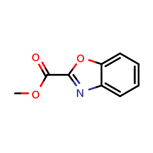 Chemical structure of Methyl 2-benzoxazolecarboxylate , CAS 27383-86-4, AChemBlock X196143