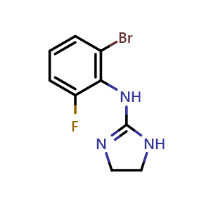 Chemical structure of Romifidine , CAS 65896-16-4, AChemBlock X196202