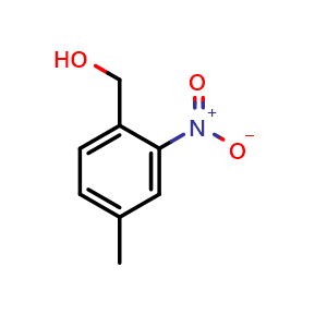 Chemical structure of (4-Methyl-2-nitrophenyl)methanol , CAS 22996-24-3, AChemBlock X196330