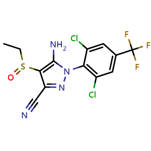 Chemical structure of Ethiprole , CAS 181587-01-9, AChemBlock X196333