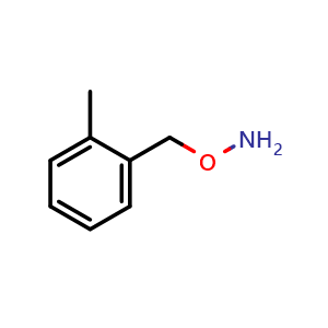Chemical structure of O-(2-Methylbenzyl)hydroxylamine , CAS 75959-26-1, AChemBlock X196358