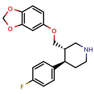 Chemical structure of Paroxetine , CAS 61869-08-7, AChemBlock X196385