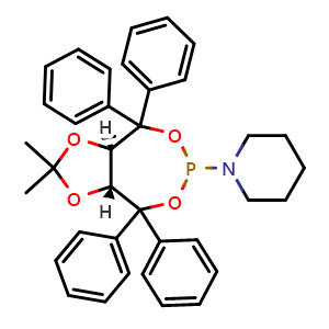 1-[(3aR,8aR)-Tetrahydro-2,2-dimethyl-4,4,8,8-tetraphenyl-1,3-dioxolo[4,5-e][1,3,2]dioxaphosphepin-6-yl]piperidine