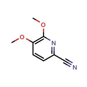 Chemical structure of 5,6-Dimethoxypicolinonitrile , CAS 1112851-50-9, AChemBlock X196505
