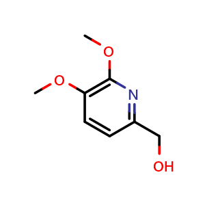 Chemical structure of (5,6-Dimethoxypyridin-2-yl)methanol , CAS 59081-38-8, AChemBlock X196521