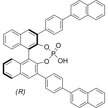 Chemical structure of (11bR)-4-Hydroxy-2,6-bis[4-(2-naphthalenyl)phenyl]-4-oxide-dinaphtho[2,1-d:1',2'-f][1,3,2]dioxaphosphepin , CAS 699006-55-8, AChemBlock X196526