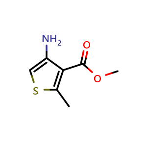 Chemical structure of Methyl 4-amino-2-methylthiophene-3-carboxylate , CAS 114943-05-4, AChemBlock X196662
