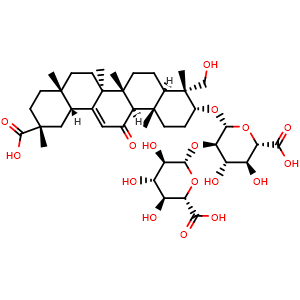 Chemical structure of Licoricesaponin G2 , CAS 118441-84-2, AChemBlock X196668