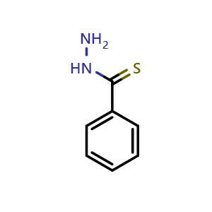 Chemical structure of Benzothiohydrazide , CAS 20605-40-7, AChemBlock X196769