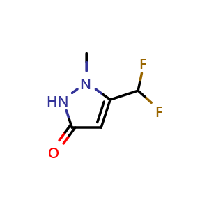 5-(Difluoromethyl)-1-methyl-1,2-dihydro-3H-pyrazol-3-one