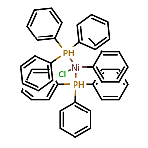 Chemical structure of Bis(triphenylphosphino)(2-methylphenyl)chloronickel(II) , CAS 27057-09-6, AChemBlock X196840