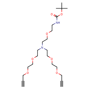 N-(Boc-PEG1)-N-bis(PEG2-propargyl)