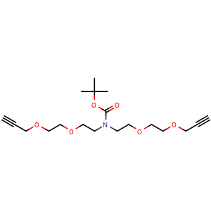 N-Boc-N-bis(PEG2-propargyl)
