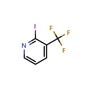 Chemical structure of 2-Iodo-3-(trifluoromethyl)pyridine , CAS 927434-20-6, AChemBlock X197026