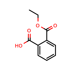 Chemical structure of Monoethyl phthalate , CAS 2306-33-4, AChemBlock X197098