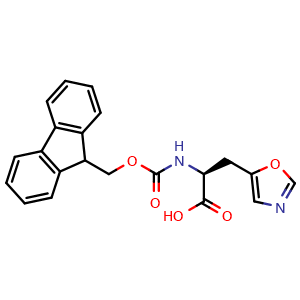 (S)-2-((((9H-Fluoren-9-yl)methoxy)carbonyl)amino)-3-(oxazol-5-yl)propanoic acid