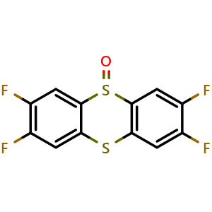 Chemical structure of 2,3,7,8-Tetrafluorothianthrene 5-oxide , CAS 2320491-72-1, AChemBlock X197111