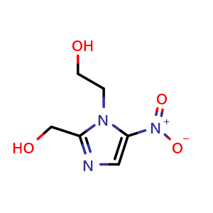 Chemical structure of Hydroxymetronidazole , CAS 4812-40-2, AChemBlock X197117