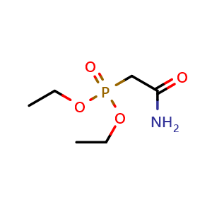 Chemical structure of Diethyl (2-amino-2-oxoethyl)phosphonate , CAS 5464-68-6, AChemBlock X197118
