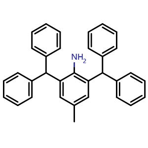 2,6-Bis(diphenylmethyl)-4-methylbenzenamine