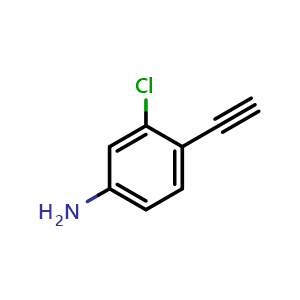 3-Chloro-4-ethynylaniline
