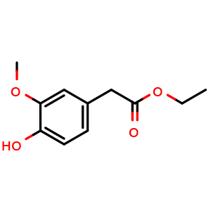 Chemical structure of Ethyl homovanillate , CAS 60563-13-5, AChemBlock X197306