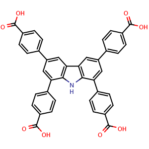 4,4',4'',4'''-(9H-Carbazole-1,3,6,8-tetrayl)tetrabenzoic acid