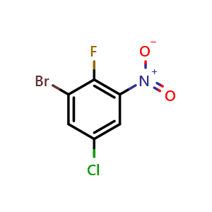 1-Bromo-5-chloro-2-fluoro-3-nitrobenzene
