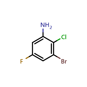 3-Bromo-2-chloro-5-fluoroaniline
