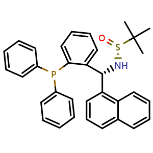 [S(R)]-N-[(R)-[2-(Diphenylphosphino)phenyl]-1-naphthalenylmethyl]-2-methyl-2-propanesulfinamide