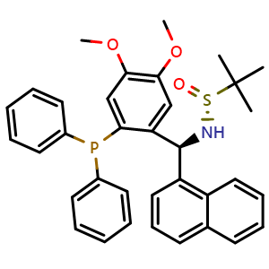 [S(R)]-N-[(S)-[2-(Diphenylphosphino)-4,5-dimethoxyphenyl]-1-naphthalenylmethyl]-2-methyl-2-propanesulfinamide
