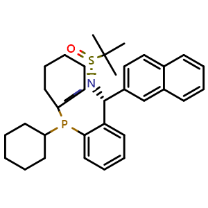[S(R)]-N-[(R)-[2-(Dicyclohexylphosphino)phenyl]-2-naphthalenylmethyl]-N,2-dimethyl-2-propanesulfinamide