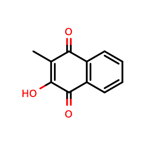 Chemical structure of Phthiocol , CAS 483-55-6, AChemBlock X197475
