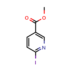 Chemical structure of Methyl 6-iodonicotinate , CAS 173157-33-0, AChemBlock X197552