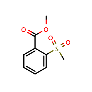 Chemical structure of Methyl 2-(methylsulfonyl)benzoate , CAS 199657-02-8, AChemBlock X197554