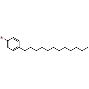 Chemical structure of 1-Bromo-4-dodecylbenzene , CAS 126930-72-1, AChemBlock X197637