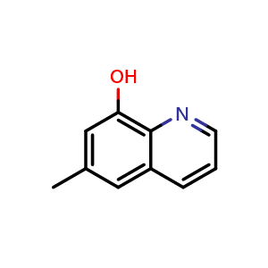 Chemical structure of 6-Methylquinolin-8-ol , CAS 20984-33-2, AChemBlock X197676