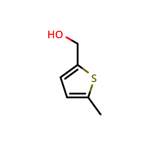 Chemical structure of (5-Methylthiophen-2-yl)methanol , CAS 63826-59-5, AChemBlock X197678