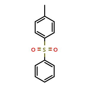 Chemical structure of 1-Methyl-4-(phenylsulfonyl)benzene , CAS 640-57-3, AChemBlock X197681