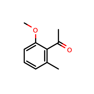 Chemical structure of 1-(2-Methoxy-6-methylphenyl)ethanone , CAS 6161-64-4, AChemBlock X197717